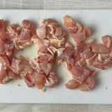 我が家の鶏肉入りとうもろこしご飯作り方1写真