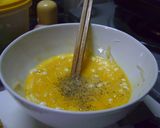 バター風味のえのき入り卵焼き☆お弁当に♪作り方3写真