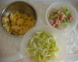 ランチに♬おからとレタスのヘルシー炒飯作り方2写真