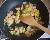 ランチに♬おからとレタスのヘルシー炒飯作り方3写真