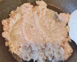鶏そぼろと高菜炒め作り方1写真