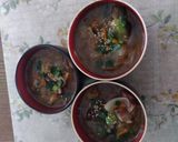夏の赤だし!松山あげと揚げ茄子と茗荷作り方35写真