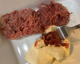 おうち居酒屋！コンビーフのマカロニサラダ作り方1写真