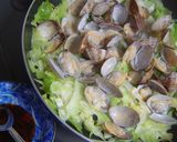 -あさり春キャベ❀酒蒸し醤油風味-作り方3写真