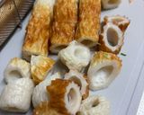厚揚げとちくわの味噌炒め♪作り方1写真