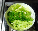 水菜と油揚げの巻き巻き煮作り方4写真