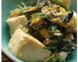 ニラと豆腐のほわほわ卵とじ作り方5写真