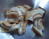 精進　春野菜と車麩の煮物作り方4写真