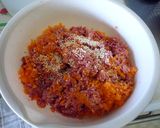 FPで野菜たっぷりデミグラスのハンバーグ作り方2写真