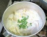 こうや豆腐のミルク煮作り方2写真