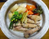 梅酒の鶏肉手羽先と野菜煮物☆春野菜添え作り方7写真