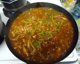 FPで野菜たっぷりデミグラスのハンバーグ作り方16写真