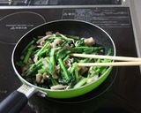 豚肉と小松菜の中華炒め作り方4写真