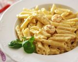 海老のクリームパスタ作り方11写真