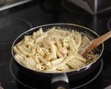 海老のクリームパスタ作り方10写真