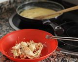 海老のクリームパスタ作り方8写真