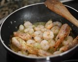 海老のクリームパスタ作り方5写真