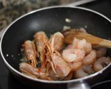 海老のクリームパスタ作り方4写真