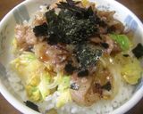 余った豚肉で満足させたい豚どんぶり作り方4写真