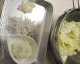 春キャベツとシラスおろしの醤油パスタ作り方3写真