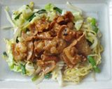 ホルモン＋春キャベツ焼き作り方5写真