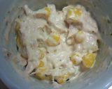しいたけの★ツナマヨコーンチーズ焼き★作り方2写真