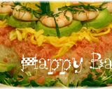お雛様♪菱餅型ちらし寿司作り方8写真