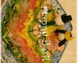 お雛様♪菱餅型ちらし寿司作り方14写真