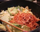 さっと！キャベツと桜エビのパスタ作り方4写真
