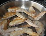 照り照り、すっぱおいしい、手羽先の黒酢煮作り方3写真
