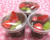 お花見弁当✿簡単！佐保姫の桜水羊羹✿作り方7写真