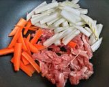 節約簡単夕飯主菜昼食豚こまと白菜の八宝菜・中華丼作り方6写真