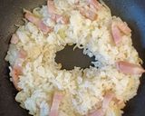 ランチに！ワンパンこんがりカルボごはん作り方4写真