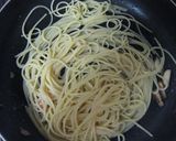 手巻き寿司の残りで作る！タラコパスタ作り方7写真