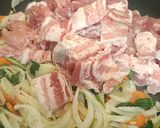 簡単！豚ともやしと目玉焼き丼作り方2写真