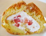 ふわふわワッフルロールケーキ作り方14写真