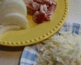 かんたん！ポテトとベーコンのキッシュ風作り方2写真