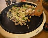 豚焼きそば(´・(00)・`)作り方3写真