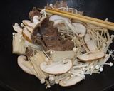 牛肉とえのきのオイスターソース炒め作り方4写真