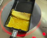 卵１個でふんわり。だし巻き卵作り方6写真