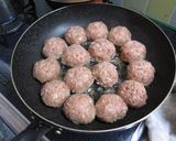 肉団子～野菜入り甘酢あんかけ～作り方2写真