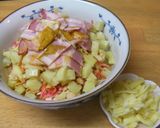 いろ②入れよ♪もんじゃ焼き作り方9写真