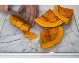 かぼちゃの皮の唐揚げ★動画あり★作り方1写真
