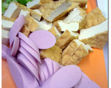 厚揚げとソーセージの♪ラー油♪炒め作り方1写真