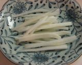 具入りラー油を使って☆白菜の芯のお漬物作り方1写真