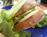 レタスでラップ☆バゲットサンドイッチ作り方4写真