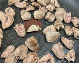鶏ハツの炒め作り方3写真