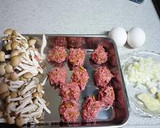 ケフタとネバネバ納豆の蒸し焼き丼作り方2写真