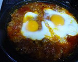 ケフタとネバネバ納豆の蒸し焼き丼作り方6写真