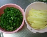 創作絶品ねぎとじゃが芋の焼き餅★チヂミ風作り方2写真